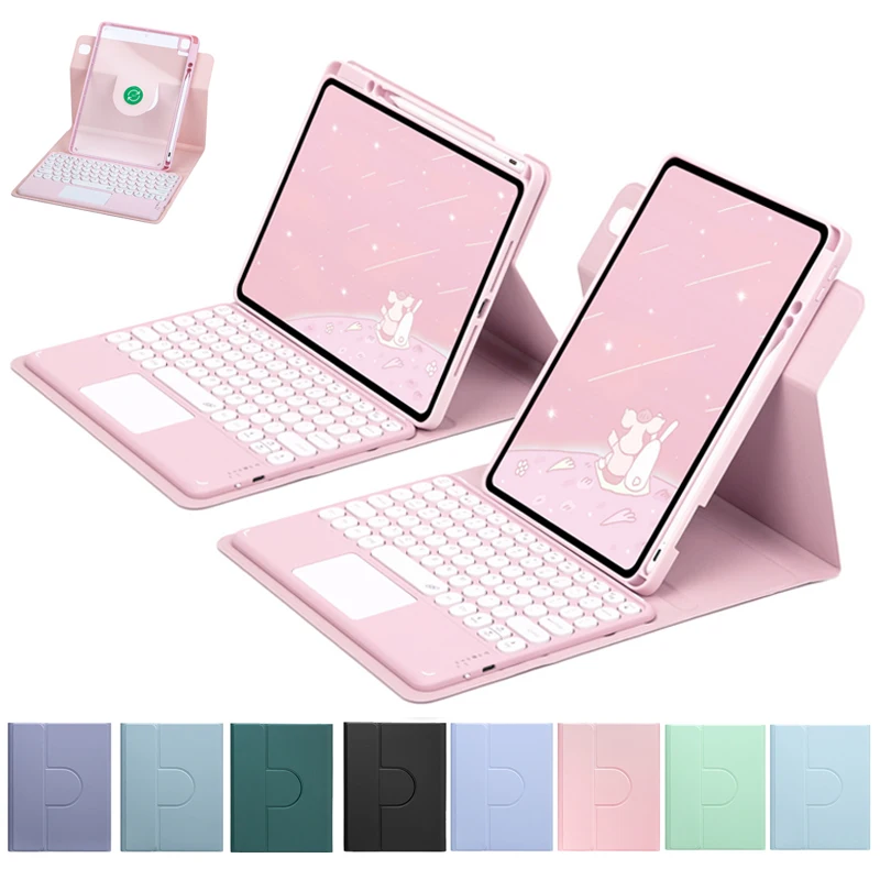 360° Rotation Magnetic Keyboard Case with Enhanced Compatibility