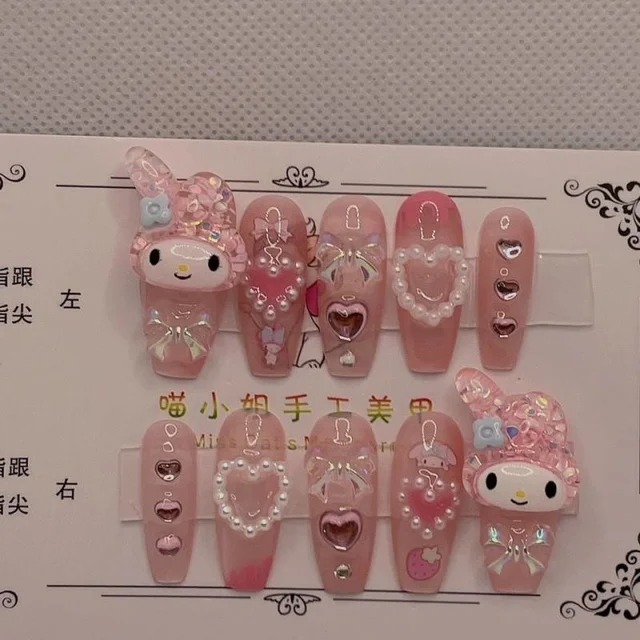 Kawaii Sanrio Nails - Kuru Store