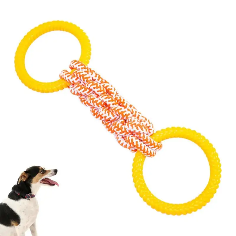 

Dog Teething Toys Teething Toys Puppy Double Knot Bone Molding Interactive Boredom And Helps Freshen Breath For Dog And Puppy