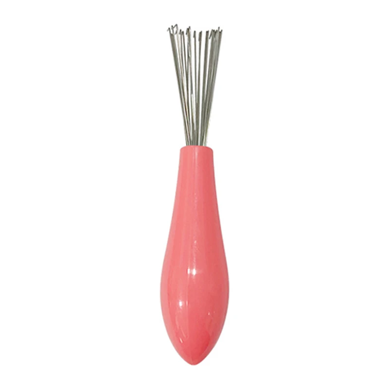 Versatile Hair Brush Cleaning Tool with Plastic Handle