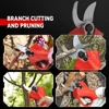 30MM Brushless Electric Pruning Shear 2 Gears Battery Puner Rechargeable Fruit Tree Bonsai Garden Tools For Makita 18V Battery 6