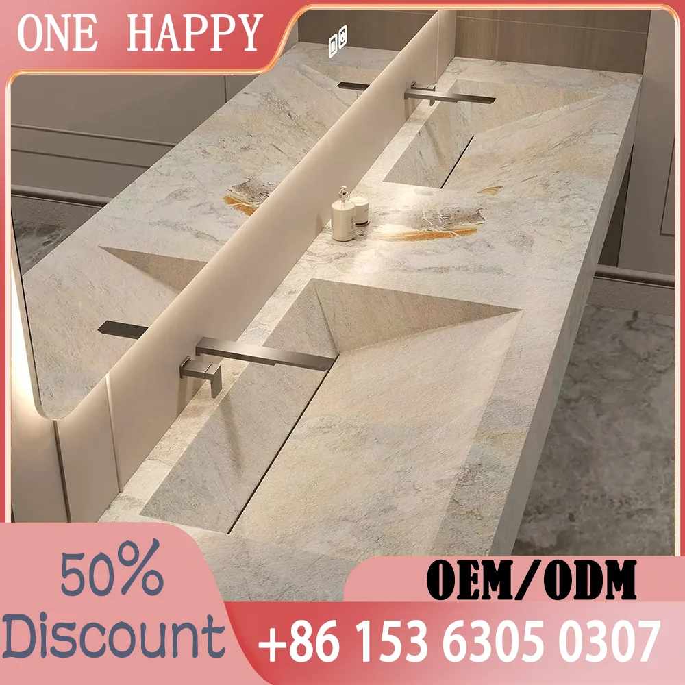 Seamless Stone Vanity Set 1