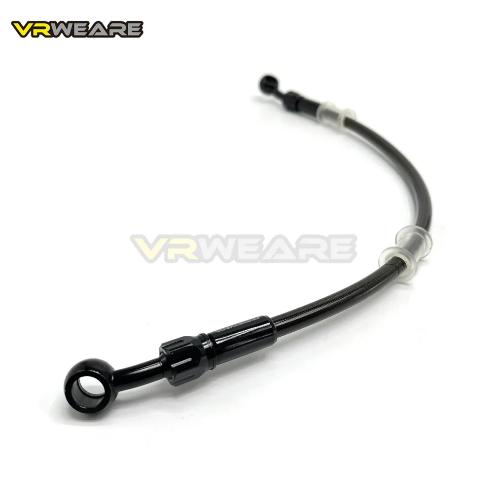 Stainless Steel Braided Motorcycle Brake Hose with 360° Rotatable Banjo