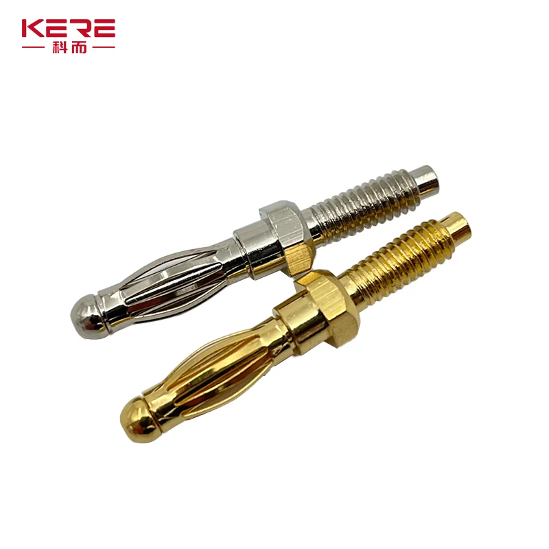 kere uninsulated banana plug parafuso rosca parafuso equipado 05