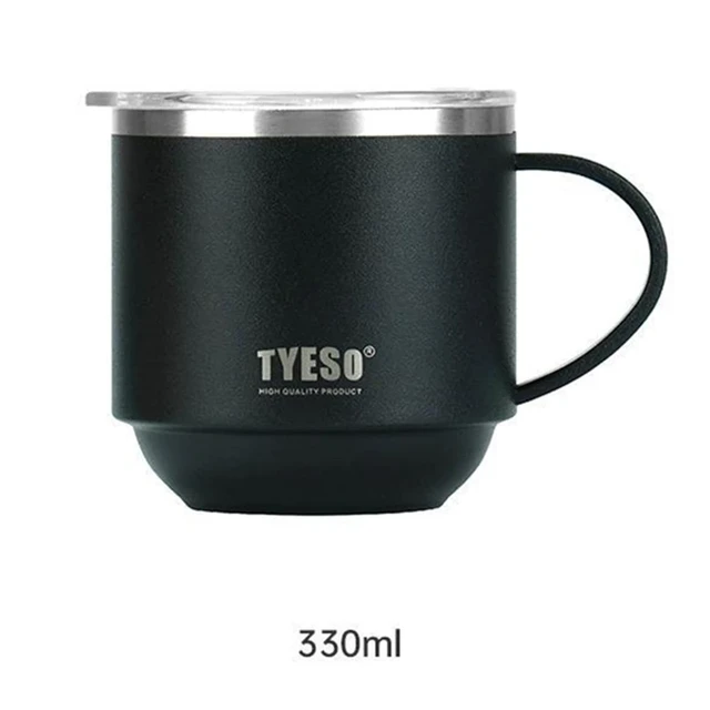 Custom 12oz 330ml Tyeso Mug Coffee Cup With Handle Thermal Bottle Creative  Thermos Tumbler for Men and Women Office Tea Cup - AliExpress