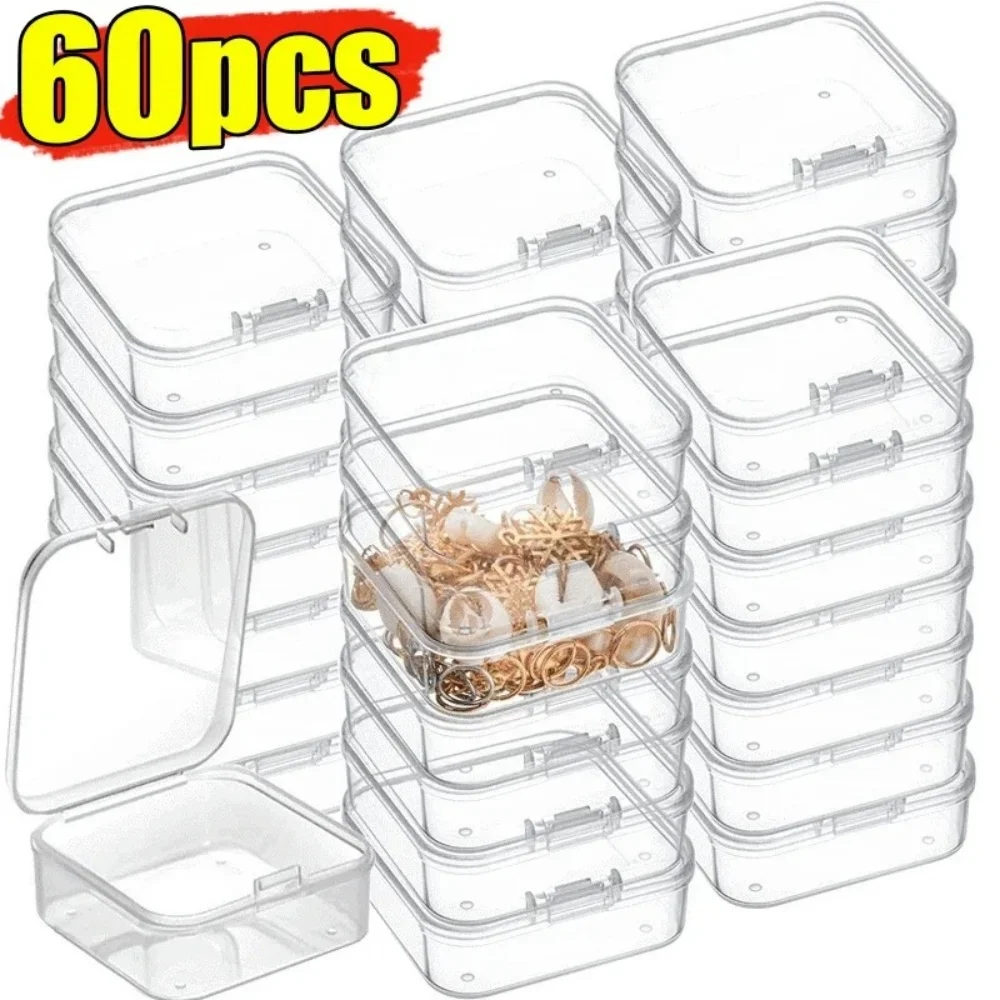 Transparente Quadratische Kunststoffbox Für Schmuck Und Ohrringe_voghion.com