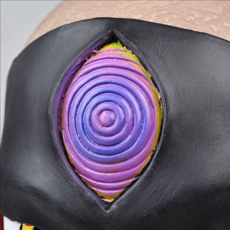 Dandadan Jiji-Inspired Cosplay Mask Half Face Latex Prop for Adults (Unofficial)