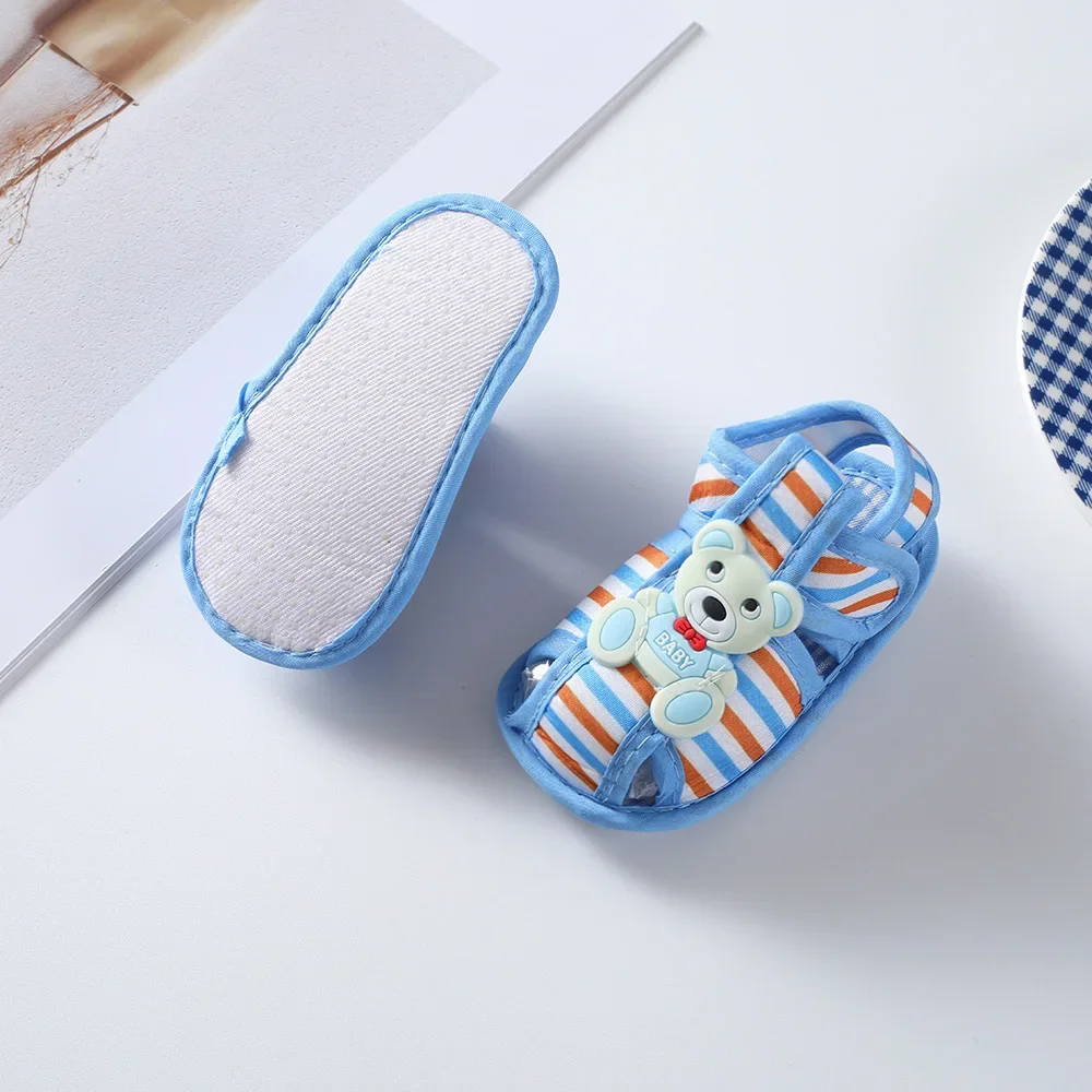 Newborn Kid Baby Girl Canvas Shoes Cartoon Sandals Summer Casual Hollow Soft Crib Baby Shoes First Prewalker Sandals Clogs kids sandals sandals and clogs baby sandals kids shoes clogs slippers