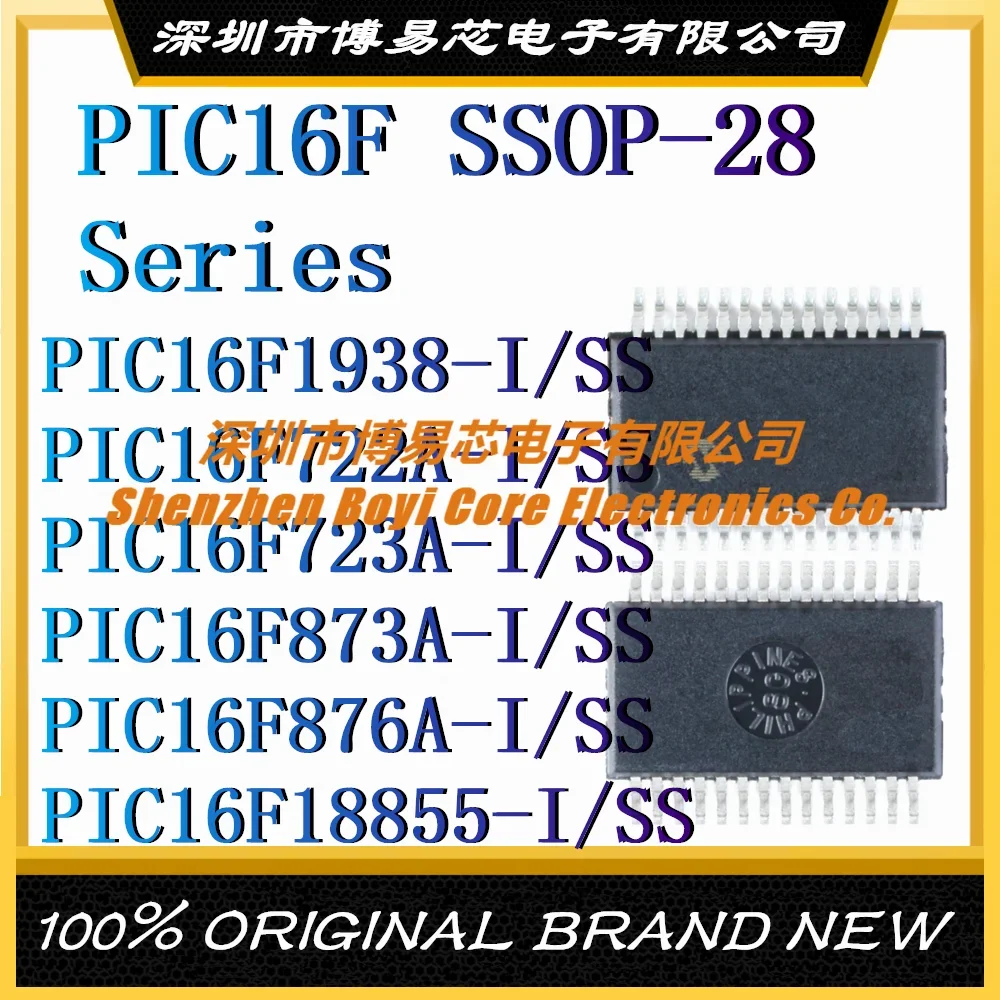 PIC16F1938-I/SS PIC16F722A PIC16F723A PIC16F873A PIC16F876A PIC16F18855 New MCU SSOP-28 free shipping 5pcs lot pic16f876a i ss 16f876a i ss ssop 28 ic in stock