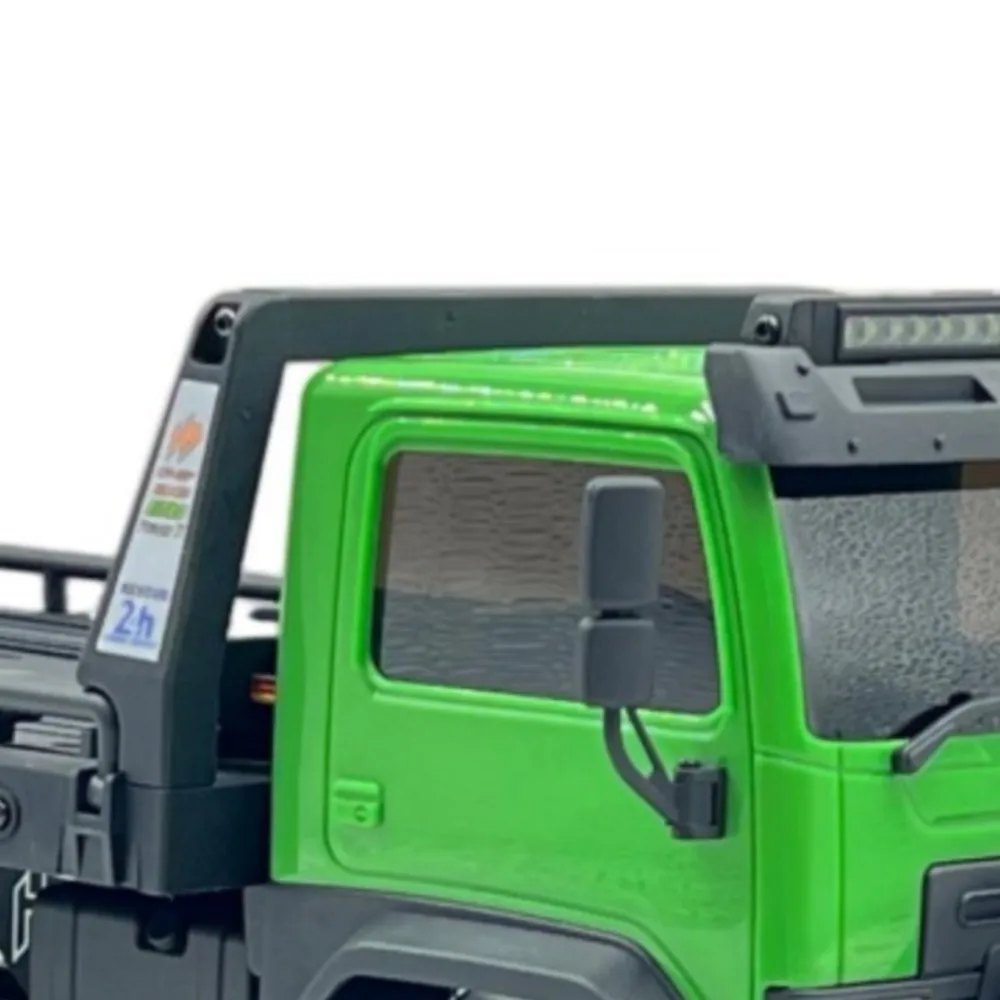 1/18 RC 크롤러 RTR 6x6 플랫베드 트럭 락카 하비 플러스 CR18P 무선 조종 오프로드 모델 2단 변속 차량 라이트