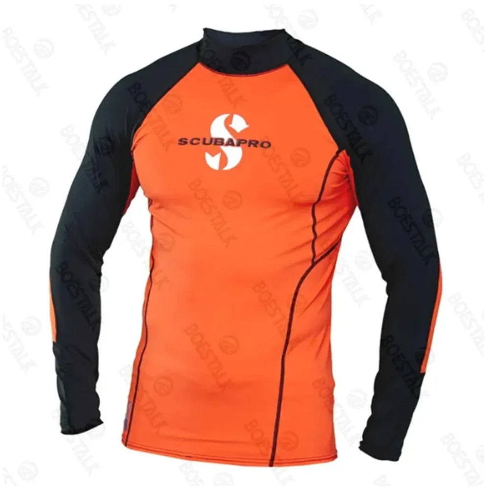 thumbnail image 5 of Traje de baño de manga larga para hombre, anti-UV, para deportes al aire libre, playa, buceo, surf, ropa con protección solar, ropa en stock, 5 of 5