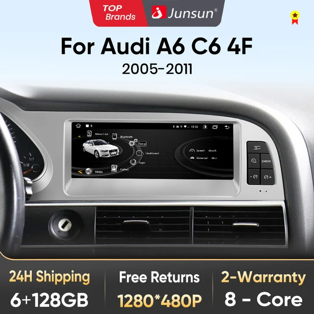 CarPlay Android Auto auto radio multimedijski sustav za Audi A6 C6 4F 1