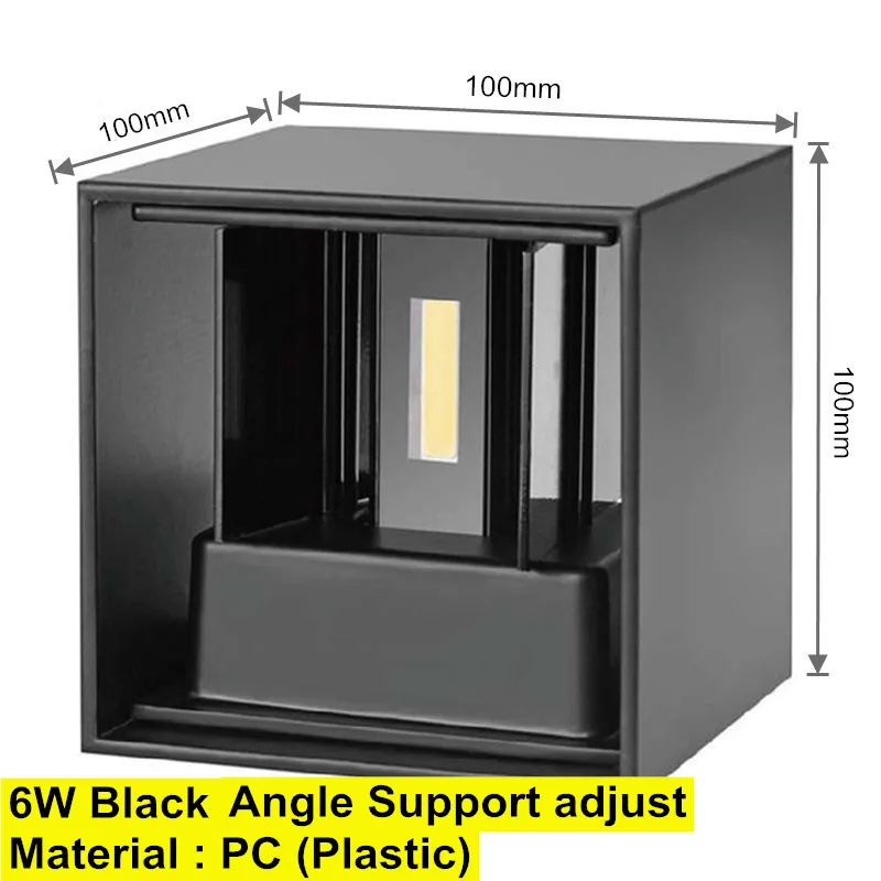 6W Wall Lamp angle adjust Wall Light Aisle Stair Decorate Lighting Fixture Bedroom Bedside Lamp Aluminium / Plastic AC110V/220V led wall lamp wall sconces light wall lamp