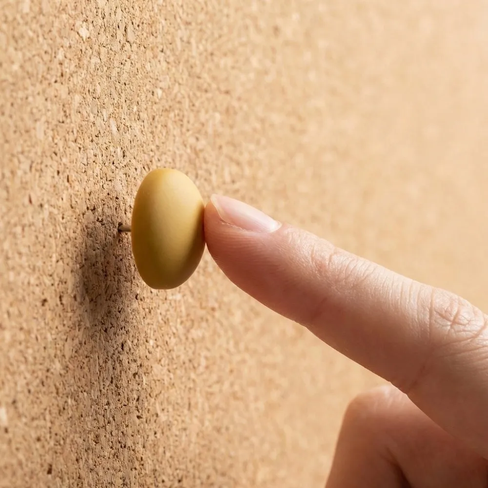 30Pcs 모란디 컬러 라운드 헤드 푸시 핀 반원형 헤드 매트 라운드 헤드 맵 핀 내구성 있는 장 라운드 헤드 푸시핀