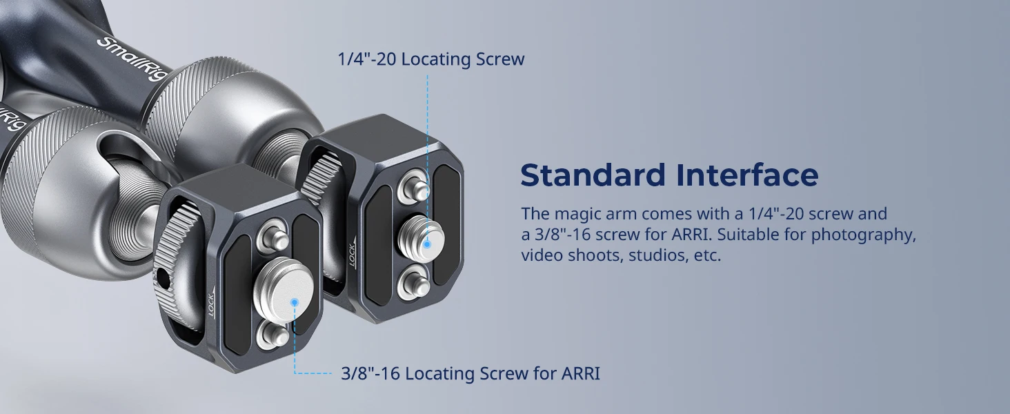 Small rig 7 "/11" Rosette magischer Arm mit Arri-Ortungs schraube, einstellbar, für DSLR-Monitor Light Action Kamera, bis zu 3kg Last – Detail 3