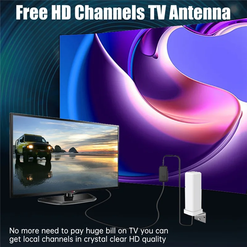AU40 4K 디지털 TV 안테나 35Dbi 실외 무료 HDTV 채널 ATSC/DVB-T/DMB-T/ISDB-T용 6000마일 장거리 신호 증폭기