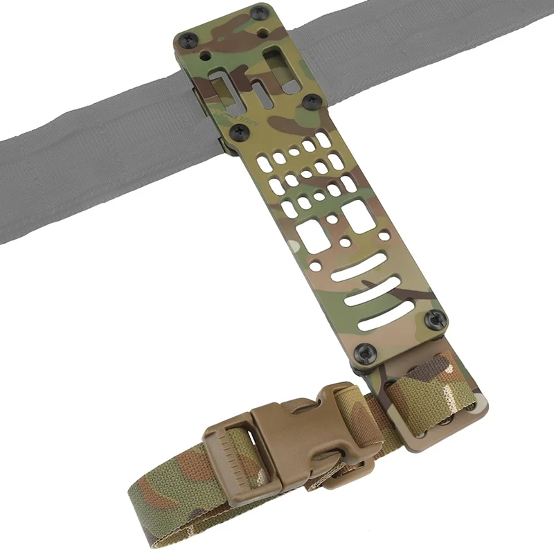 Pistol Holster Metal Modular Adapter Compatible QLS Platform Drop Leg Band Hunting Airsoft Quick Pull Draw