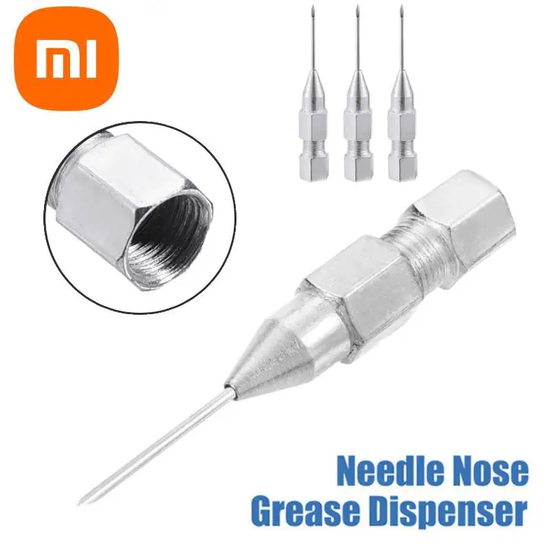 

Xiaomi 5/9pcs Grease Gun Needle Tip Needle Nose Grease Gun Head Grease Dispenser Portable Removable Nozzle Adaptor Accessories