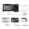 3-in-1 Breakfast Machine Baking Timer Function Home Automatic Toaster Sandwich Maker 5