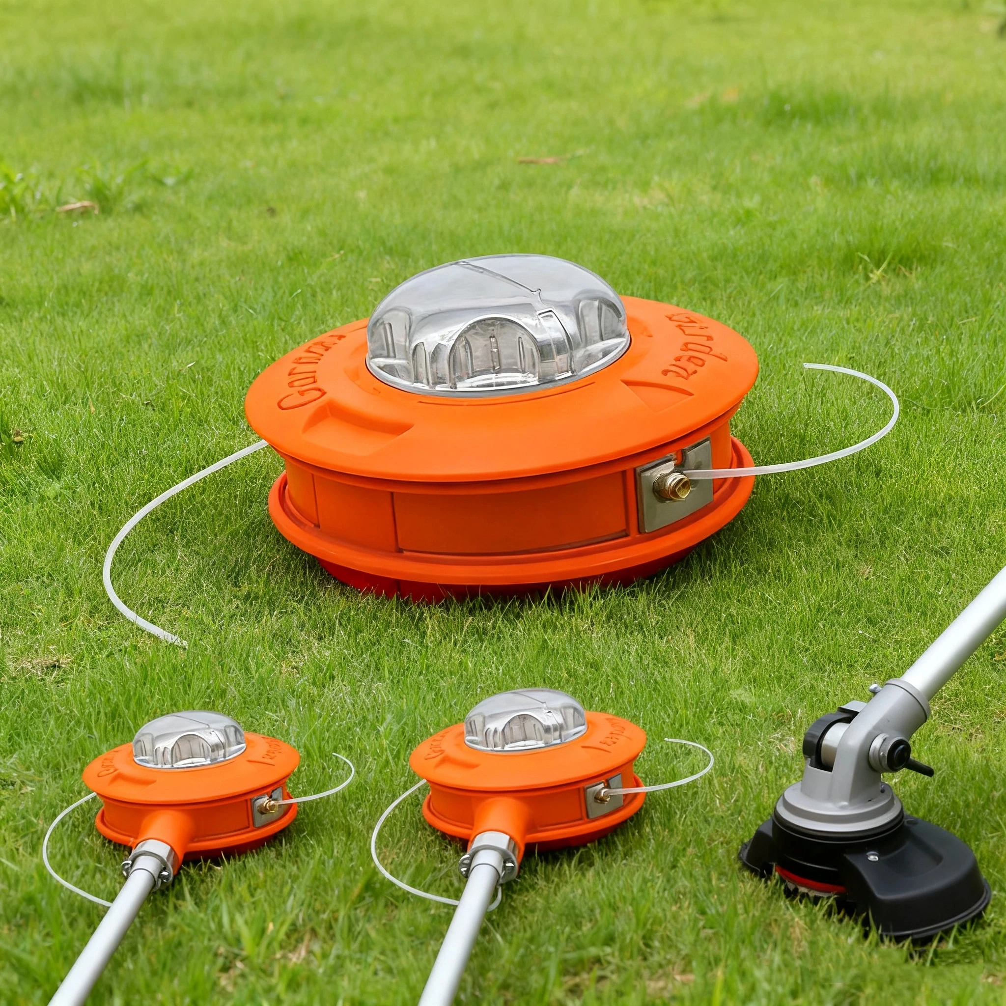 Grass Cutter M10 Universal Trimmer Head Aluminum Nylon 2 Line Bump Spool 1PC