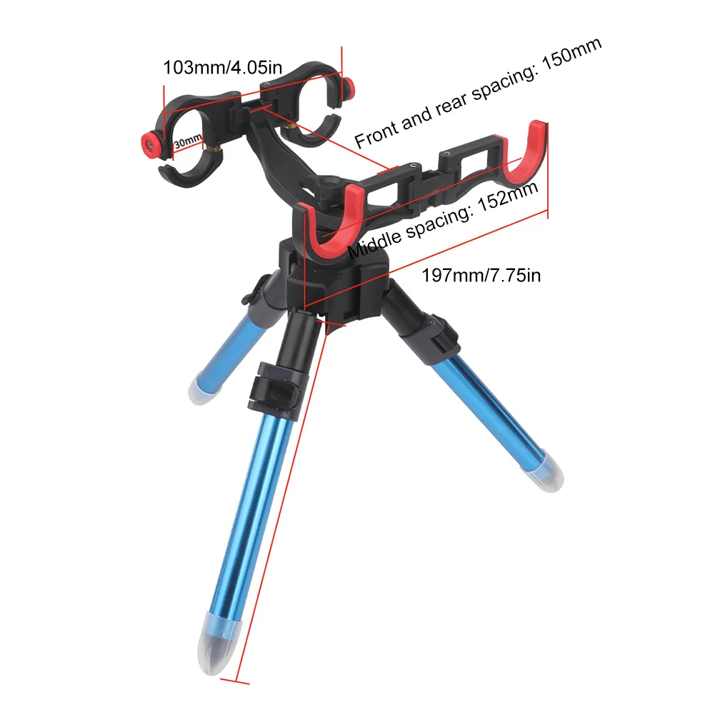 Adjustable Aluminum Fishing Rod Support Rack