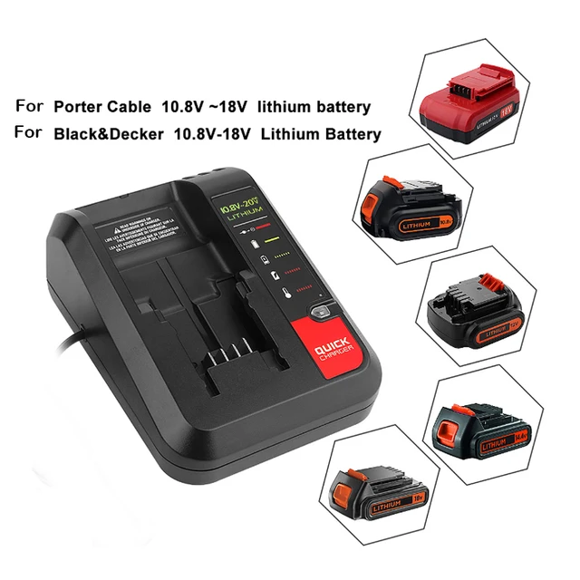 Black Decker Lithium 1.5 Ah 20v Battery Charger - Charger Lcs1620  Ac100v-240v - Aliexpress