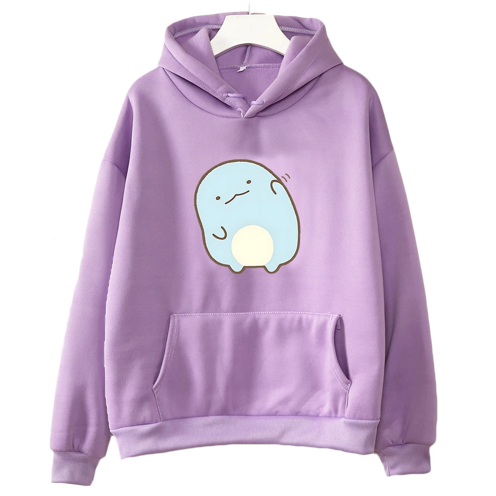 

Women/Men Autumn/Winter Hoodies Sumikko Gurashi Dinasour Cartoon Sweatshirt Long Sleeve Cute Printed Pullovers Harajuku Couple