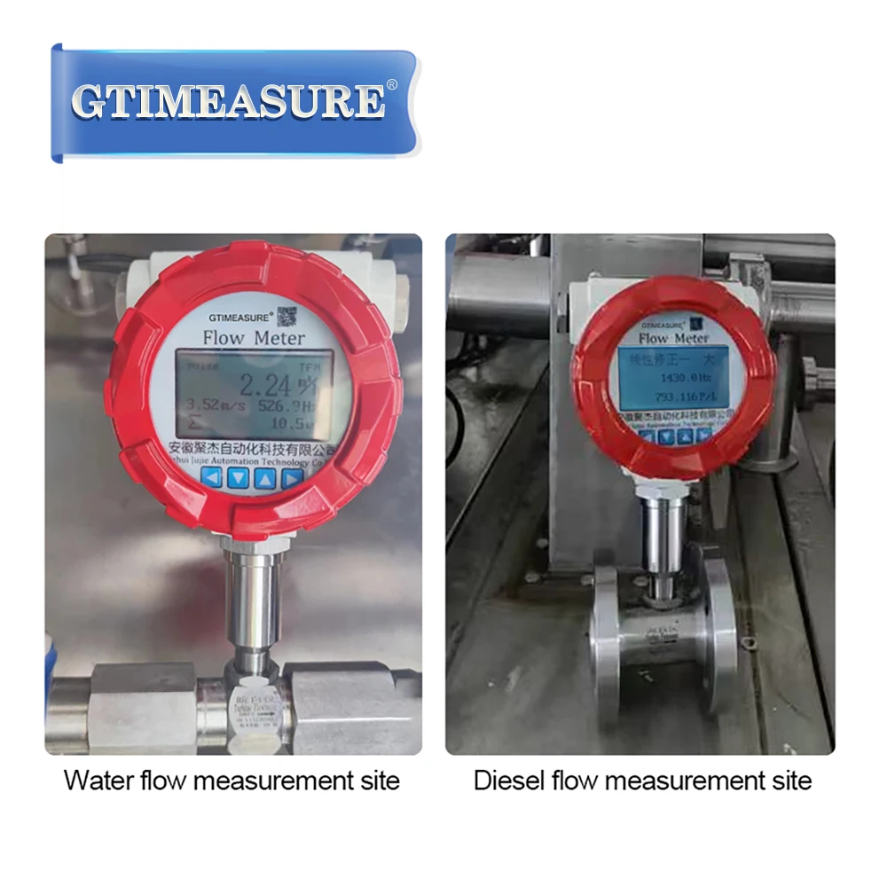 Water fuel oil flow meter pulse output milk beer diesel alcohol gasoline hydraulic turbine flowmeter