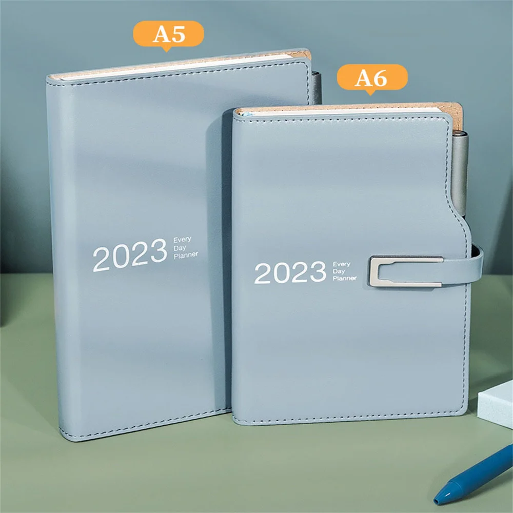 Agenda 2023 A5 A6 Planner Notebook Organizer Diario Diario Diario Giornaliero Cancelleria Bullet Notepad Calendario Da Ufficio Sketchbook
