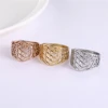 EUEAVAN Flower of Life Rings Stainless Steel Hollow Sacred Mandala Ring for Women Men Spiritual Jewelry Gift 5