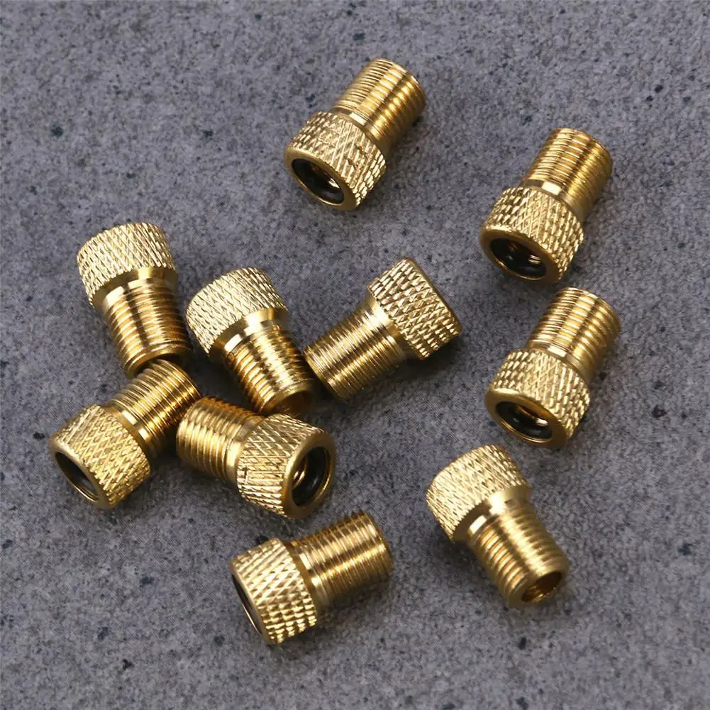 Bicycle Valve Adapter 10Pcs/set French to American Bike Bicycle Pump Tube Converter