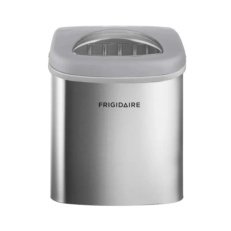 

FRIGIDAIRE EFIC189-Silver Compact Ice Maker, 26 lb per Day, Silver (Packaging May Vary)