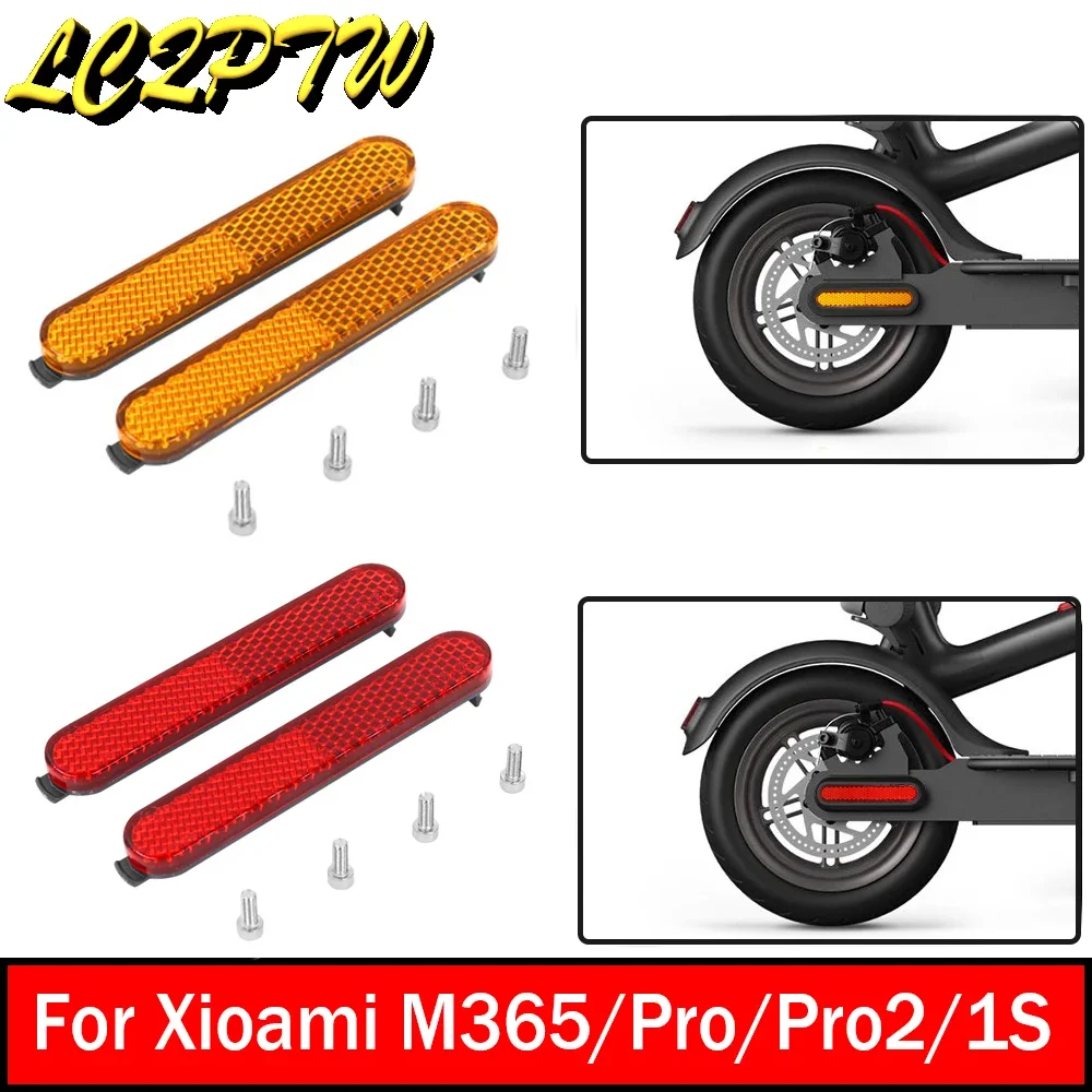 Elektrische Roller Reflektierende Schützen Shell für Xiaomi M365 PRO/PRO 2/1S /Mi3 Roller Hinten Zurück sicherheit Rad Hub Dekoration Schalen