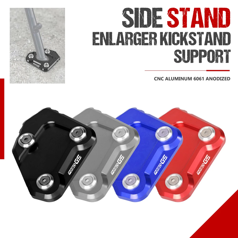 

For BMW F 850GS F850GS ADVENTURE F850 GS ADV 2018 2019 2020 2021 Accessories Foot Enlarger Stand Extension Plate Side Kickstand