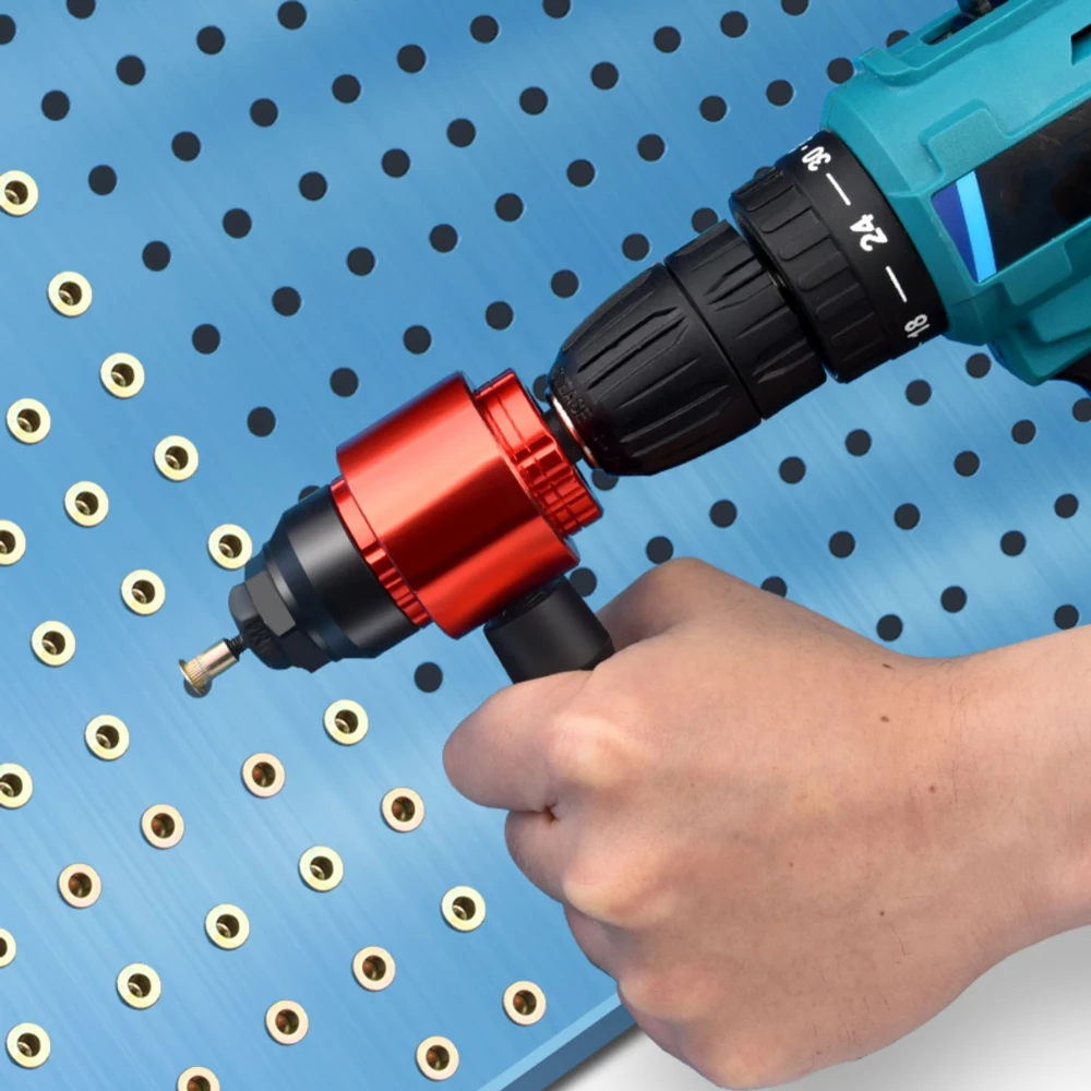 Electric Rivet Nut Gun M3 M4 M5 M6 M8 Cordless Riveting Electric Drill Adapter Tool Pull Rivet Gun Aluminium Nail