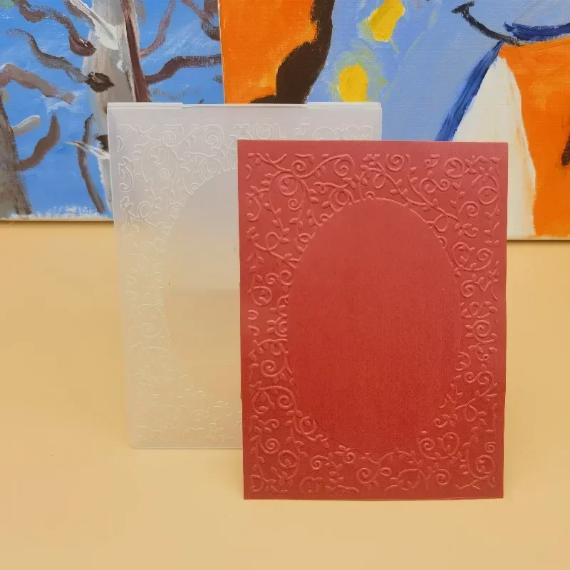 Plastic Embossing Folder DIY Background Craft Template Molds Stamp Stencils for Scrapbook Paper Cards Photo Album Making plastic embossing folder embossing folder