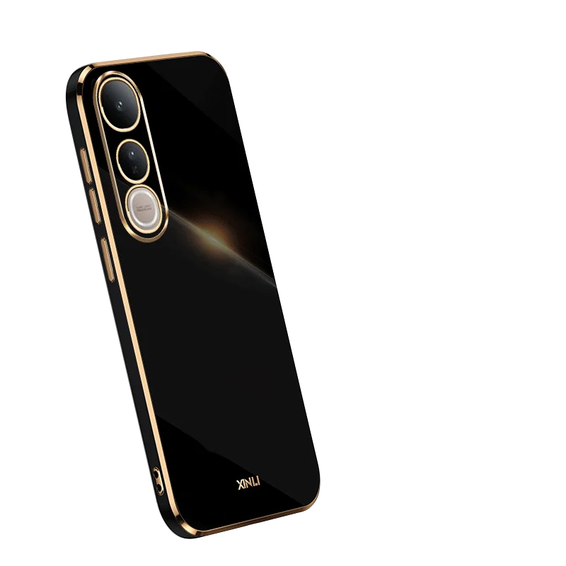 Luxury Square Plating Shockproof Soft TPU Silicone Case
