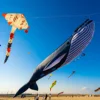 30D 9M Whale Inflatable Soft Kite Performance Hanger Beach Nylon Kites Tearproof and Easy To Fly Cometa Linha De Pipa 1