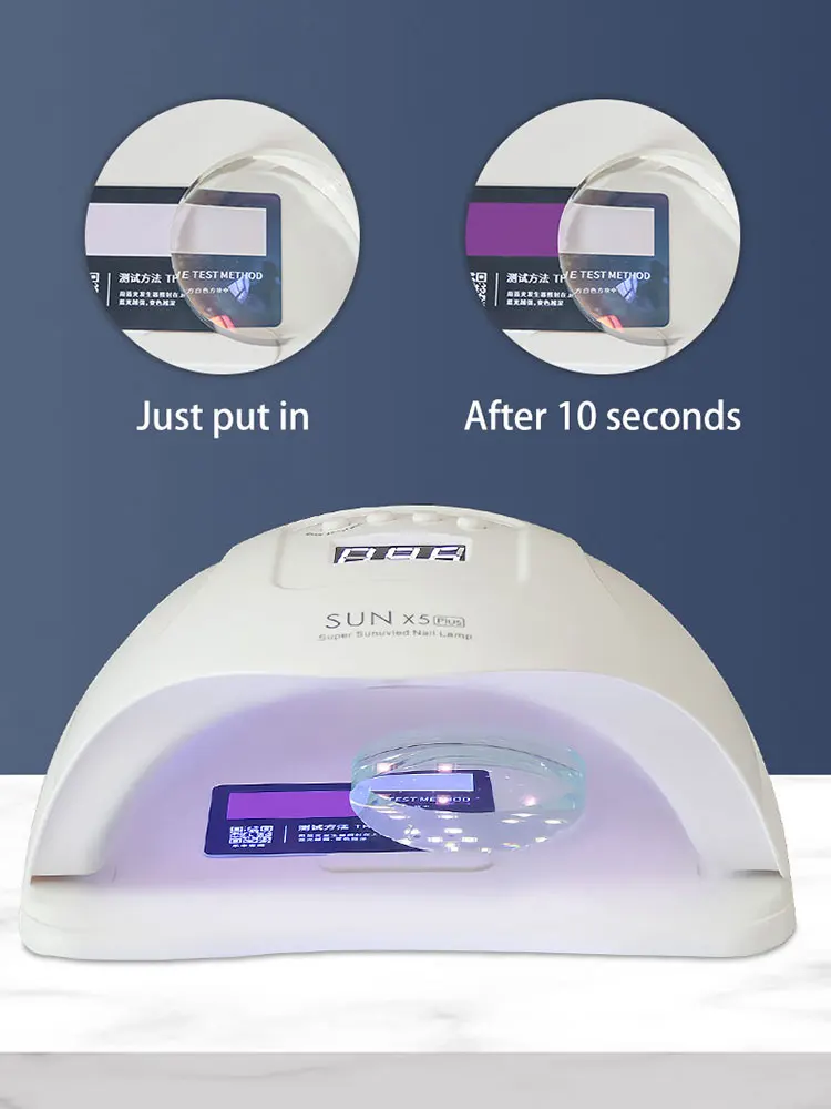 렌즈 변색 테스트 색상 변경 렌즈 UV 테스터, 광변색 검출기, 블루레이 방지 안경 측정기, 36 LED 조명