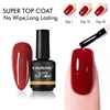 CHUNSHU 15ML Super Top Coat Nail Gel No Wipe UV Gel Varnish Sealing Transparent Diamond Topcoat Semi Permanent Nails Art Tools 1
