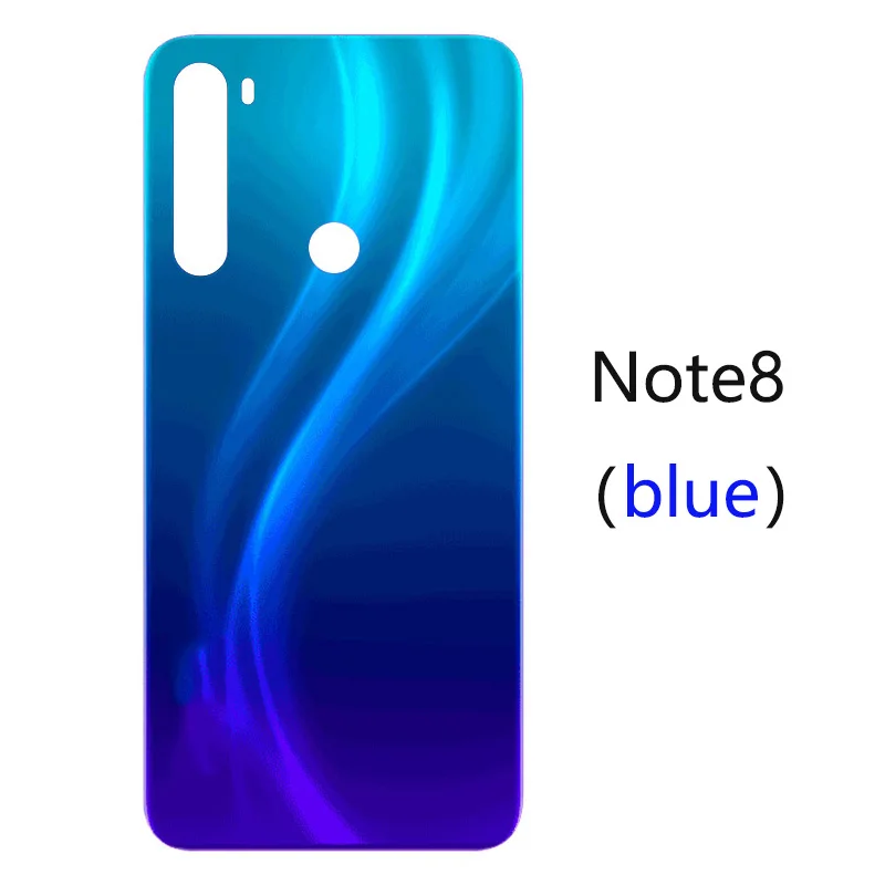 Phone Case Phone Protector Cover Plastic Casing Back Battery Cover Housing For Xiaomi Redmi Note 8 Door Rear Glass Housing Case
