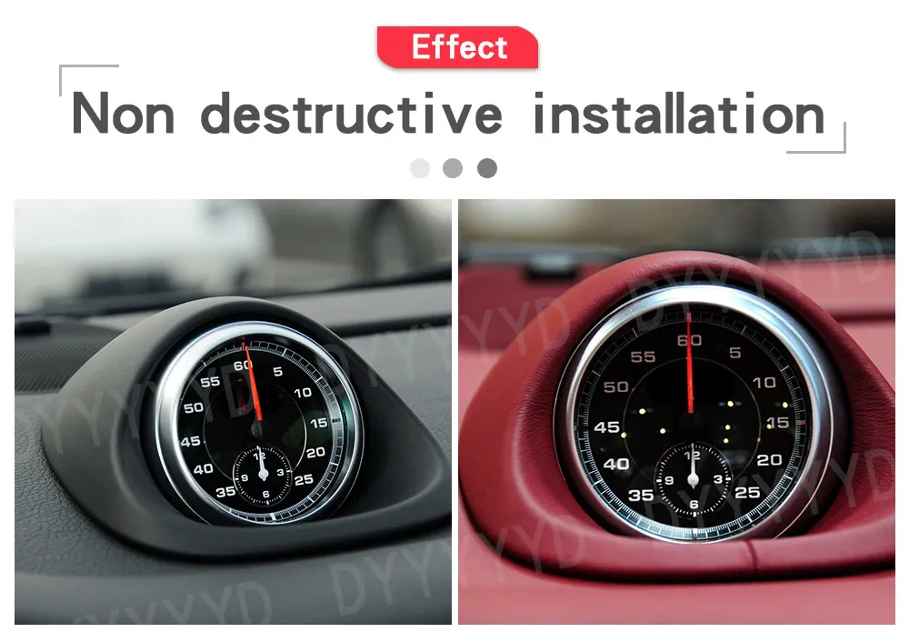 For Porsche 911 Carrera GTS 4 MT 997 Stopwatch clock Targa 4S Turbo Cabriolet Sp