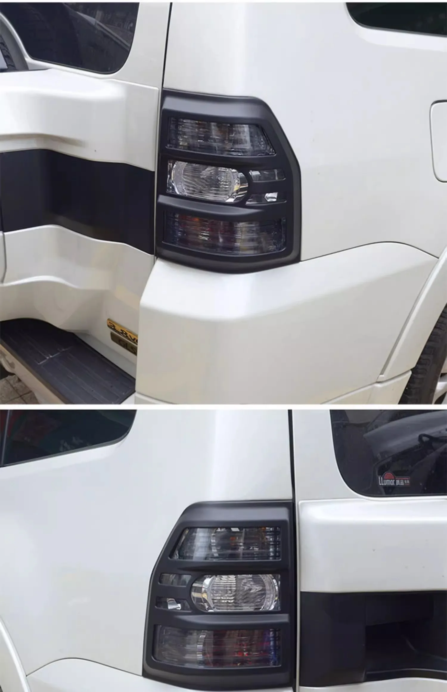 装飾的なテールライトカバー,三菱小型車用の変更された装飾的な