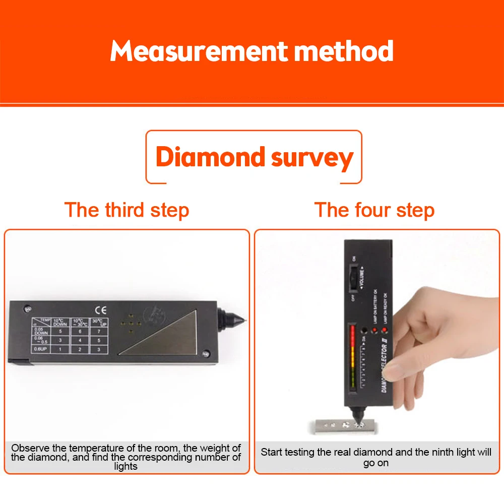 Second-generation thermal conductivity meter drill measuring pen hardness discriminator Diamond authenticity jade crystal tool diamond tester hardness tester