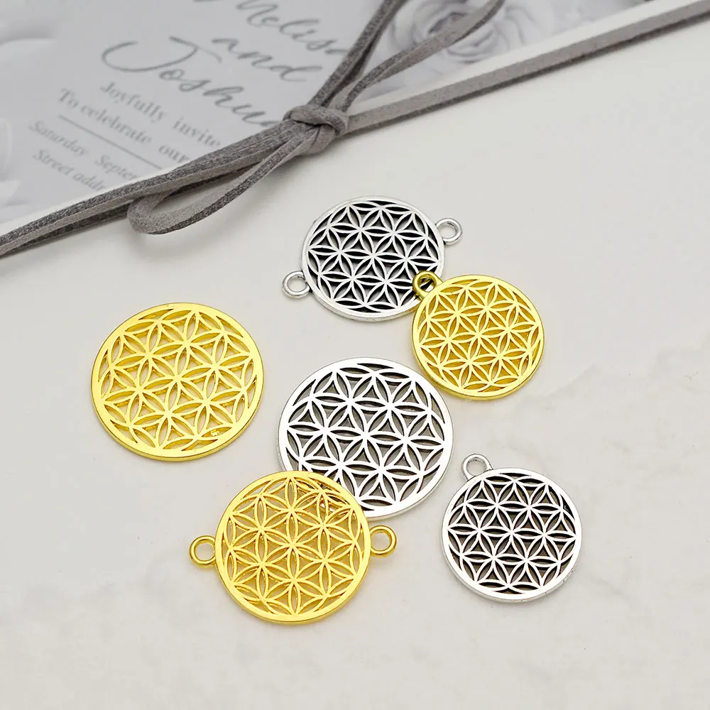 20 шт./партия, позолоченные подвески