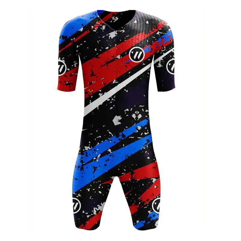 Фото Vvsports Велоспорт Trisuit комплекты для триатлона Летняя мужская велосипедная одежда Roupa De Ciclsimo Roadbike плавание бег велосипед Skinsuitnew №4
