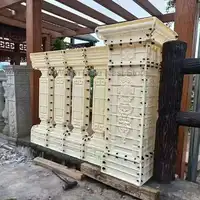 New Chinese Roman Column Railing Mold Balcony Guardrail Cement Building Decoration European Villa Cast-in-place Fence Thickened