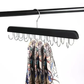 Porta cintura in legno Portaoggetti da donna per custodia per vestiti Accessori per guardaroba per la casa Fornitura Organizzatore per sciarpe Appendiabiti per cintura da uomo 1