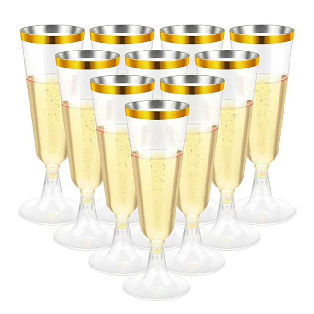 Flûtes à champagne plastique - 18570