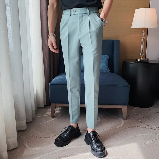 Non-Iron Straight Leg Casual Pants | Streets of Seoul | Men's Korean Style  Fashion